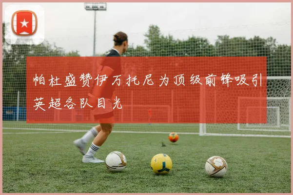 帕杜盛赞伊万托尼为顶级前锋吸引英超各队目光